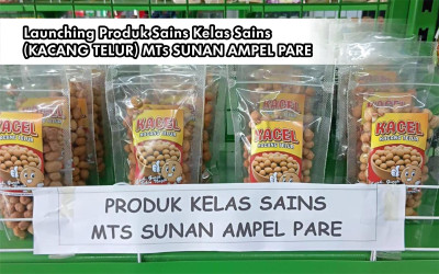 Launching Produk Sains Kelas Sains MTs Sunan Ampel Pare